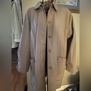 LIKE NEW VINTAGE AMANDA SMITH trench coat size 16